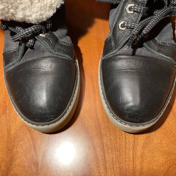 Pegia laced up ankle boots sneakers shearling sheepskin size 38 - Picture 8 of 9